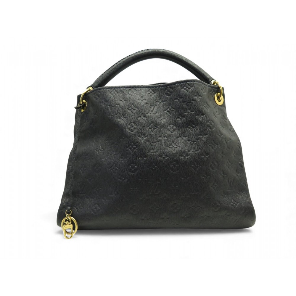 SAC A MAIN LOUIS VUITTON ARTSY MM EN CUIR MONOGRAM EMPREINTE BLEU NAVY BAG 2880€