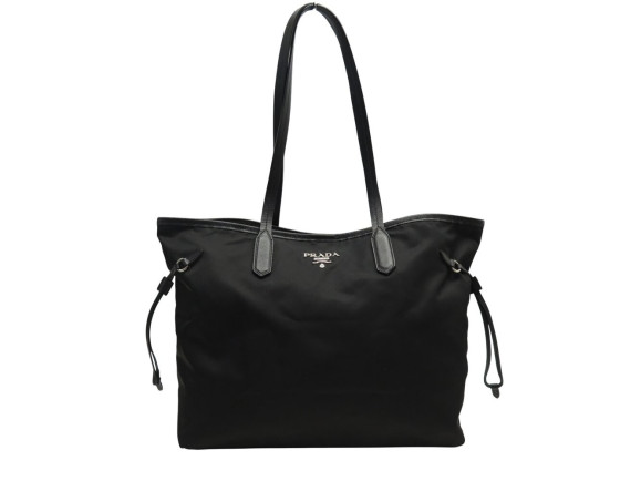 sac a main prada grand cabas toile nylon cuir saffiano