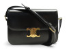 sac a main celine triomphe 187363 en cuir noir