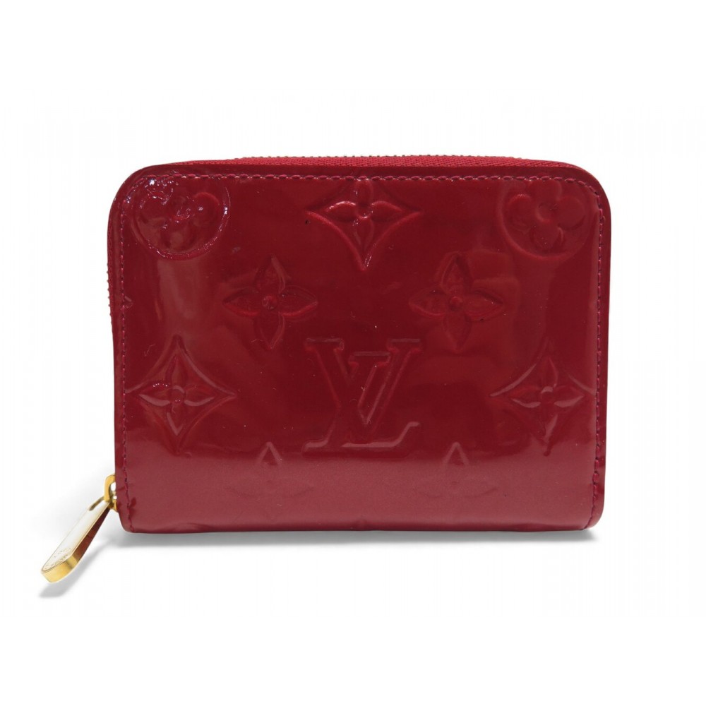 PORTEFEUILLE VUITTON PORTE MONNAIE ZIPPY M93608 CUIR MONOGRAM VERNIS WALLET 495€
