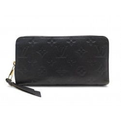 PORTEFEUILLE LOUIS VUITTON ZIPPY M61864 CUIR MONOGRAM EMPREINTE BLEU WALLET 800€