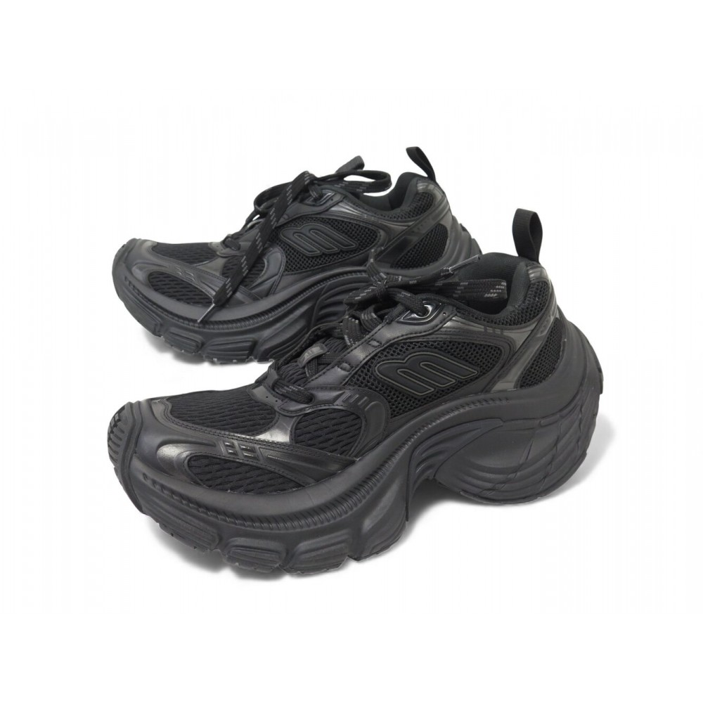 NEUF BASKETS BALENCIAGA SNEAKERS 10XL 792779 NOIRES 41 OVERSIZE 45 SHOES 1100€
