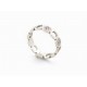 BAGUE DINH VAN IMPRESSION DOMINO T48 OR BLANC 18K 42 DIAMANTS 0.30CT RING 2000€