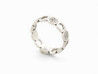 bague dinh van impression domino t48 or blanc 18k 42