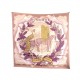 NEUF FOULARD BULGARI MYTHOLOGY ROMAN HERITAGE 246140 CARRE SOIE ROSE SCARF 720€