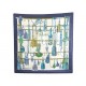 NEUF FOULARD HERMES PASSEMENTERIE FRANCOISE HERON CARRE 90 SOIE BLEU SCARF 530€