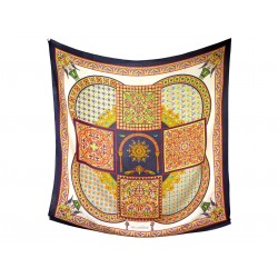 CHALE HERMES CIELS BYZANTINS CARRE 140 EN CACHEMIRE & SOIE CASHMERE SHAWL 1260€