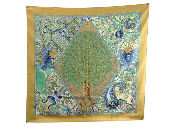 foulard hermes axis mundi christine henry carre