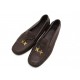 NEUF CHAUSSURES LOUIS VUITTON MOCASSINS 36.5 EN CUIR GRAINE LOAFERS SHOES 890€