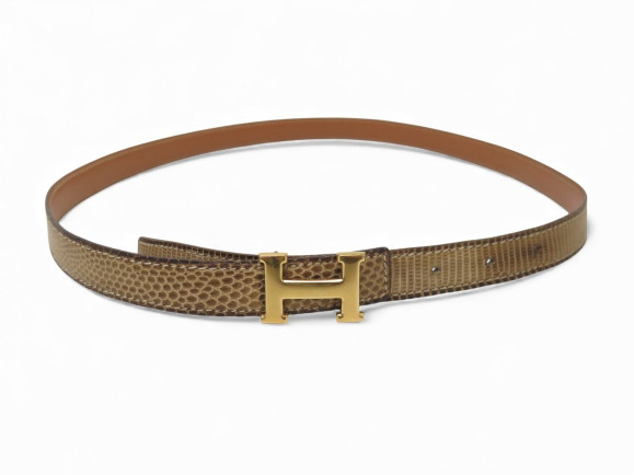 ceinture hermes boucle h 18mm t75 en cuir de