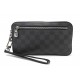SACOCHE LOUIS VUITTON POCHETTE KASAI TOILE DAMIER GRAPHITE N41664 CLUTCH 1350€