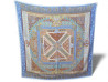chale hermes sur un tapis volant annie faivre 140cm