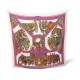 CHALE HERMES LA DANSE DU CHEVAL MARWARI FAIVRE CACHEMIRE SOIE 140CM SHAWL 1260€