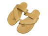 chaussures hermes tongs 42.5 en cuir fauve homme