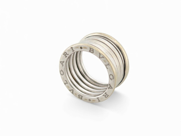 bague bulgari b.zero 1 quatre rangs 346594 t55 en or