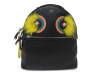 sac a dos fendi monster eyes 8bz035 cuir noir