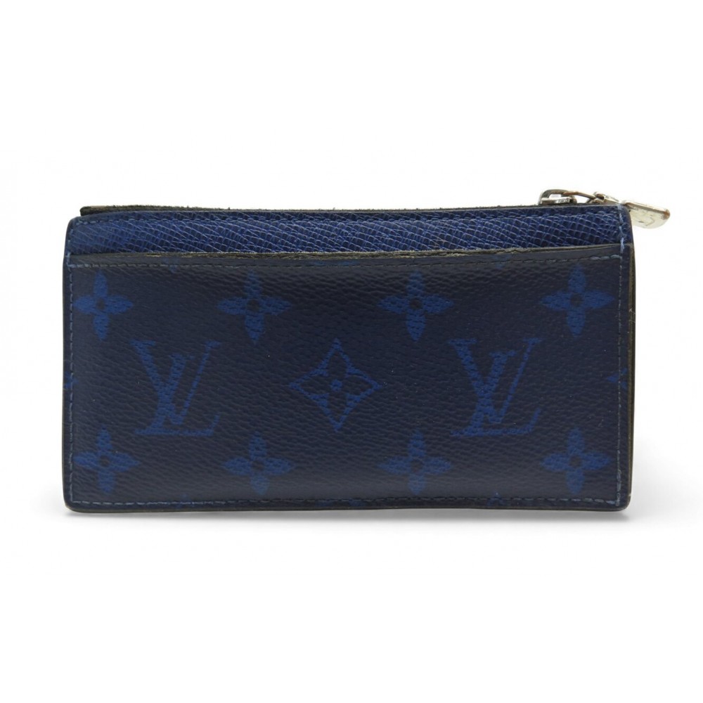 PORTE CARTES LOUIS VUITTON M30270 EN TOILE TAIGARAMA MONNAIE COIN WALLET 365€