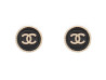  boucles d'oreilles chanel logo cc rondes puces
