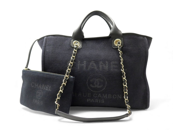 sac a main chanel cabas deauville a66941 mm grand