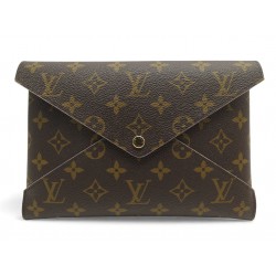 NEUF POCHETTE ENVELOPPE LOUIS VUITTON KIRIGAMI GM M62034 EN TOILE MONOGRAM 670€