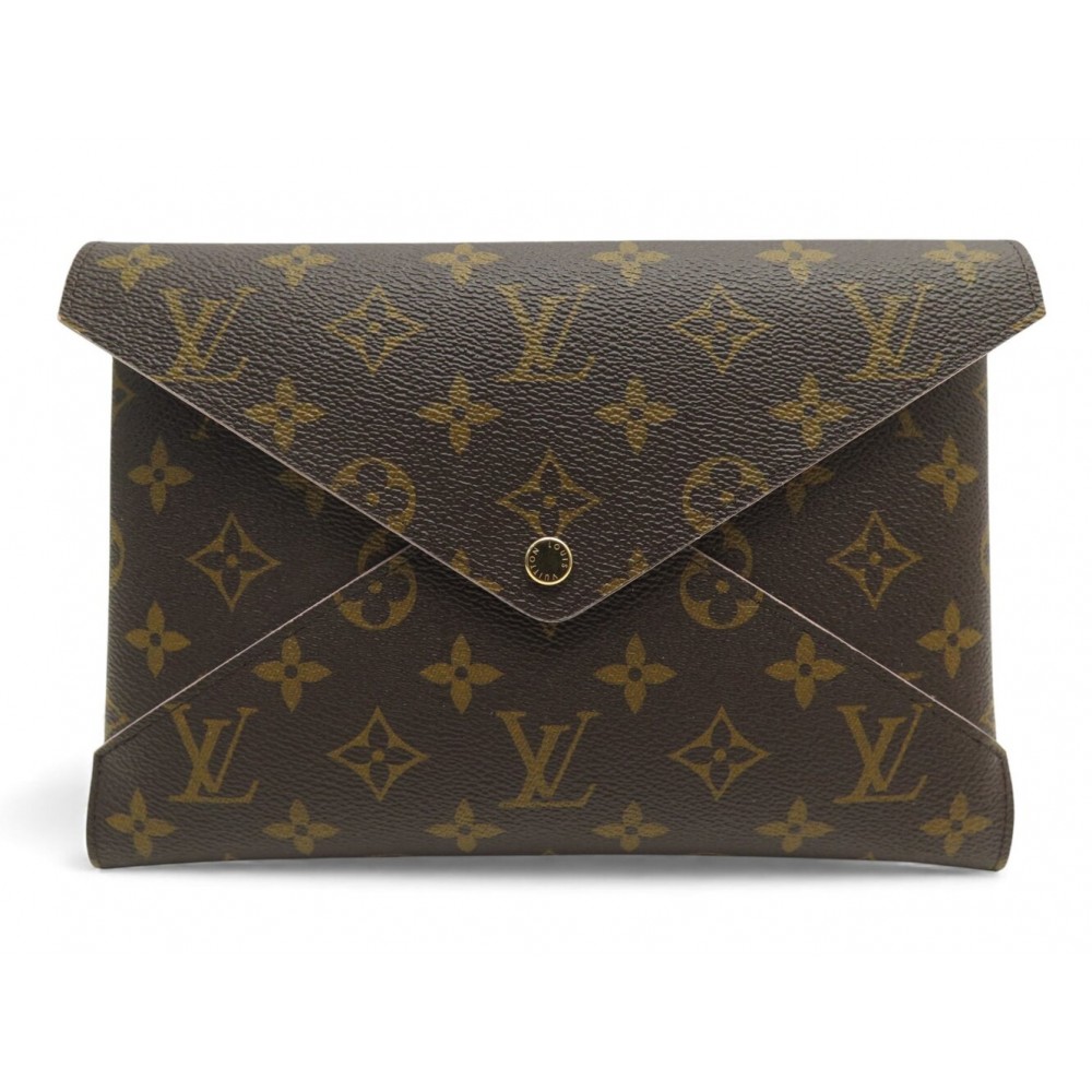 NEUF POCHETTE ENVELOPPE LOUIS VUITTON KIRIGAMI GM M62034 EN TOILE MONOGRAM 670€
