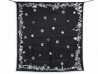 foulard chanel logo cc trefles camelia coeur