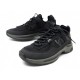 NEUF CHAUSSURES CHANEL BASKETS G40193 38.5 EN TOILE NOIRE LOGO CC SNEAKERS 1190€