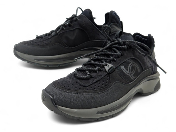  chaussures chanel baskets g40193 38.5 en toile