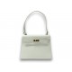 VINTAGE SAC A MAIN HERMES KELLY 20 MINI SELLIER 1983 EN CUIR BOX BLANC HAND BAG