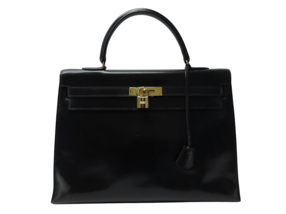 sac a main hermes kelly 35 box sellier en cuir