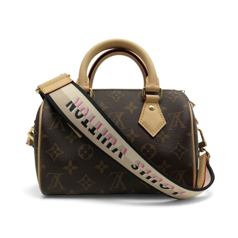 NEUF SAC A MAIN LOUIS VUITTON SPEEDY 20 BANDOULIERE M46234 TOILE MONOGRAM 1900€