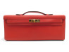 sac a main hermes kelly cut clutch cuir swift rouge