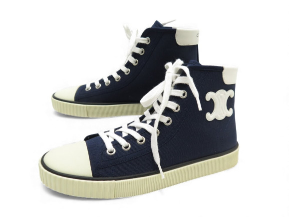  baskets montantes celine blank logo triomphe 36