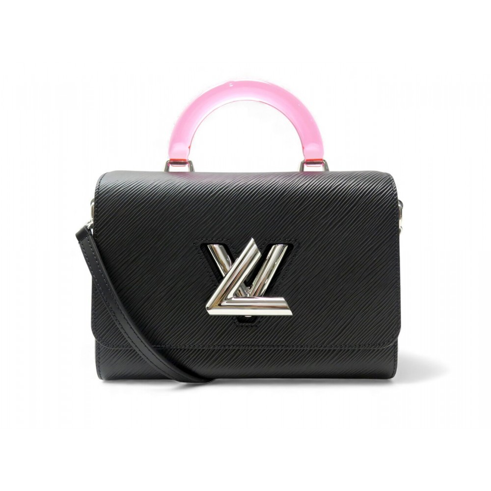 NEUF SAC A MAIN LOUIS VUITTON TWIST ED LIMITE ANSE PLEXI CUIR EPI NOIR BAG 4000€