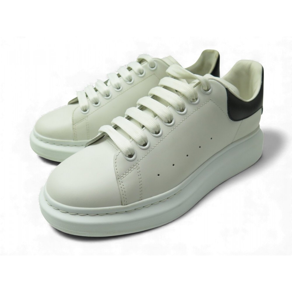 NEUF BASKETS ALEXANDER MCQUEEN 553680 SNEAKERS OVERSIZE 41 IT 42 FR EN CUIR 500€