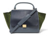sac a main celine trapeze mm 169543pta cuir et daim