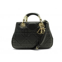 NEUF SAC A MAIN CHRISTIAN DIOR LADY 95.22 CUIR MACROCANNAGE BANDOULIERE 5900€