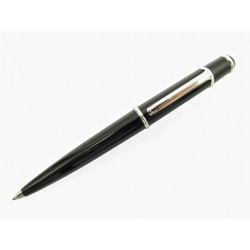 NEUF STYLO BILLE CARTIER DIABOLO ST180010 NOIR & PALLADIE NEW BALLPOINT PEN 520€