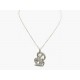 COLLIER PENDENTIF HERMES CHAINE D'ANCRE ENCHAINEE EN ARGENT 925 SILVER NECKLACE