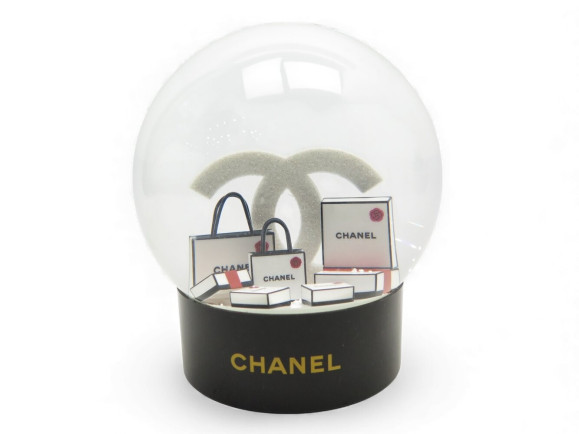 boule a neige chanel 2019 logo cc sac shopping en
