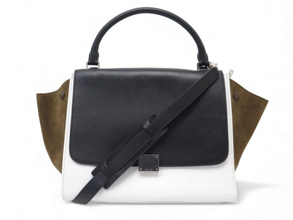 sac a main celine trapeze mm 169543 cuir daim