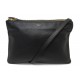 SAC A MAIN CELINE POCHETTE TRIO PM 187603 BANDOULIERE CUIR NOIR POUCH BAG 1000€