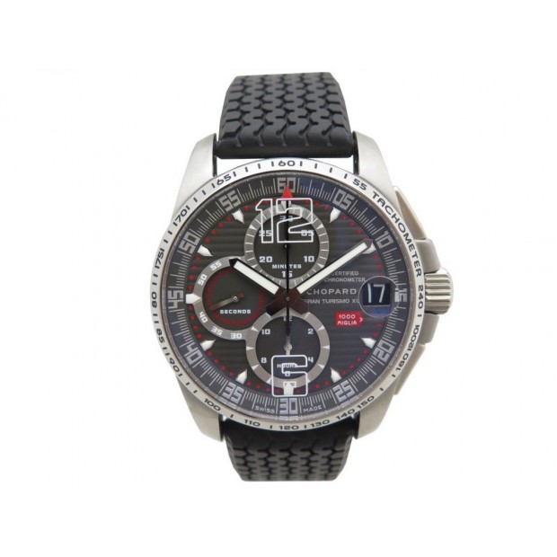 NEUF MONTRE CHOPARD GRAN TURISMO GT XL 168459-3005 MILLE MIGLIA SET WATCH 8400€