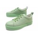 NEUF CHAUSSURES HERMES BASKETS HAPPY H232109Z 39 CUIR VERT SNEAKERS SHOES 780€