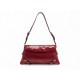 NEUF SAC A MAIN GIVENCHY P'TIT VOYOU PILLOW EN CUIR VERNIS ROUGE HAND BAG 1950€