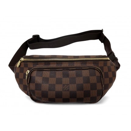NEUF SAC CEINTURE LOUIS VUITTON MELVILLE N51172 TOILE DAMIER EBENE BUMBAG 1750€