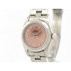 MONTRE ROLEX 76080 OYSTER PERPETUAL LADY ROSE 24MM AUTOMATIQUE STEEL WATCH 5500€