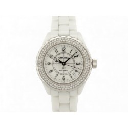 MONTRE CHANEL J12 H0969 CERAMIQUE DIAMANTS 1.6CT 38MM AUTOMATIQUE WATCH 15800€