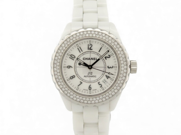 montre chanel j12 h0969 ceramique diamants 1.6ct 38mm