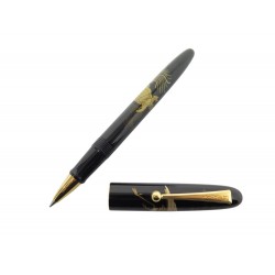NEUF STYLO BILLE NAMIKI GRUE TSURU TORTUE EN LAQUE URUSHI ROLLERBALL PEN 880€